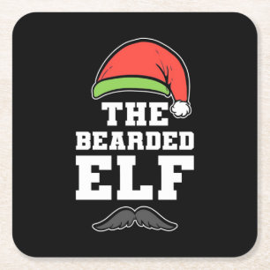 Porta-copo De Papel Quadrado O Natal do Elf de Mão