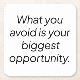 Porta-copo De Papel Quadrado O que você evita na Porta copos de papel