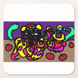 Porta-copo De Papel Quadrado Octopus   cool style