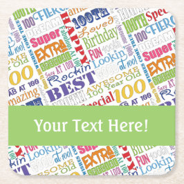 Porta-copo De Papel Quadrado Ofertas de Festa de aniversário 100 Únicas E Espec