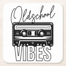 Oldschool Vibes retro vintage Audiokassette