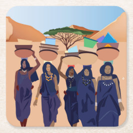 Porta-copo De Papel Quadrado Onde estão os bebês?