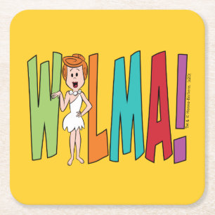 Porta-copo De Papel Quadrado Os Flintstones WILMA!
