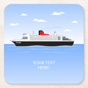Porta-copo De Papel Quadrado Ótima Festa na Piscina
