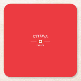 Porta-copo De Papel Quadrado Ottawa