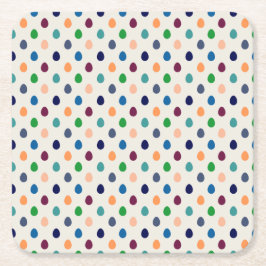 Porta-copo De Papel Quadrado Ovos de Páscoa Divertidos