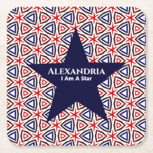 Padrão Azul Branco Patriótico Americano