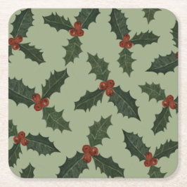 Porta-copo De Papel Quadrado padrão de natal holandês