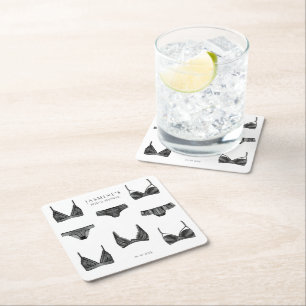 Porta-copo De Papel Quadrado Padrão de proteção da tampa do Chá de panela linge