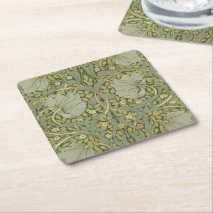 Porta-copo De Papel Quadrado Padrão Vintage William Morris Pimpernel