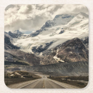 Porta-copo De Papel Quadrado Paisagens de Alberta, Canadá