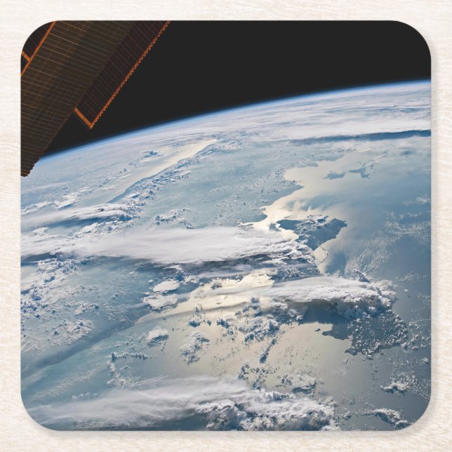 Porta-copo De Papel Quadrado Paisagens Em Sumatra, Indonésia. (Frente)