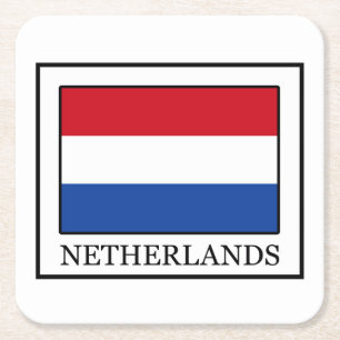 Porta-copo De Papel Quadrado Países Baixos