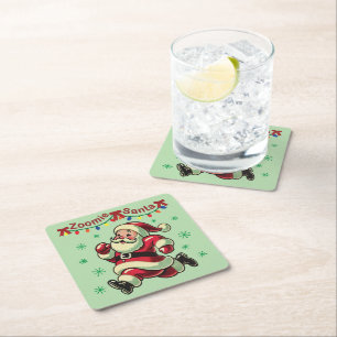 Porta-copo De Papel Quadrado Papais noeis Zoomie Natal