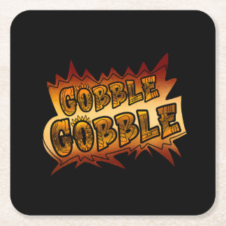 Porta-copo De Papel Quadrado Papel para Grafite Gobble Gobble