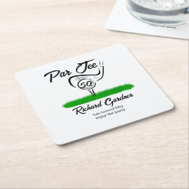 Porta-copo De Papel Quadrado Par Off for an UnForeGettable 50th Birthday Party