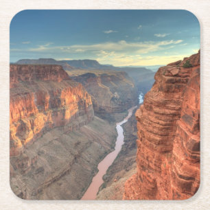 Porta-copo De Papel Quadrado Parque nacional 3 do Grand Canyon