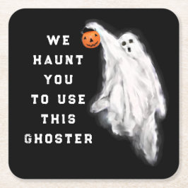 Porta-copo De Papel Quadrado Parte Dia de as Bruxas engraçado