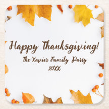 Partido Jante de Ação de Graças do Autumn Leaf