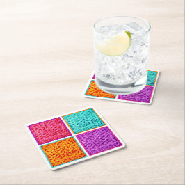 Porta-copo De Papel Quadrado Passover Colorful Matzah