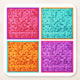 Porta-copo De Papel Quadrado Passover Colorful Matzah