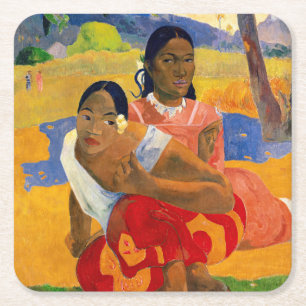 Porta-copo De Papel Quadrado Paul Gauguin - Quando Você Irá se Casar?