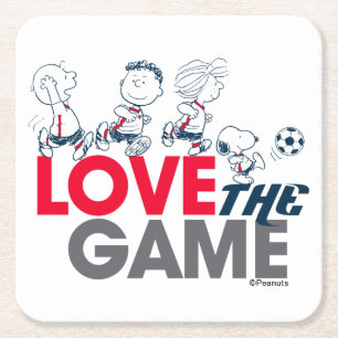 Porta-copo De Papel Quadrado Peanuts Gang - Ame O Jogo