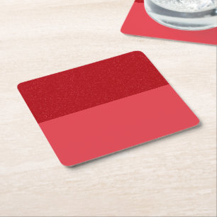 Porta-copo De Papel Quadrado Pente de Tomate Vermelho Personalizado – Textura T