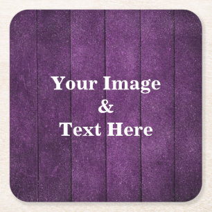 Porta-copo De Papel Quadrado Personalizado Personalizado Sua Própria Foto Praça