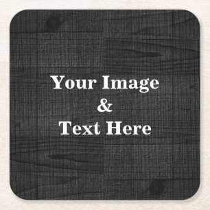 Porta-copo De Papel Quadrado Personalizado Personalizado Sua Própria Foto Praça