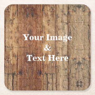 Porta-copo De Papel Quadrado Personalizado Personalizado Sua Própria Foto Praça