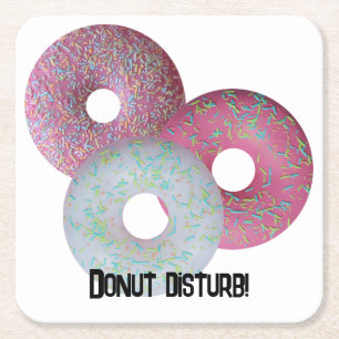 Porta-copo De Papel Quadrado Perturbação da rosquinha!