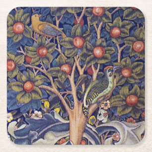 Porta-copo De Papel Quadrado Pica-pau, William Morris
