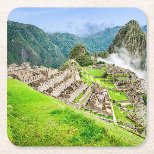 Porta-copo De Papel Quadrado Picchu do Porta copos Quadrado Personalizado