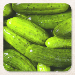 Porta-copo De Papel Quadrado Picles Picle Lover Gift Pickle Ball Personalizar