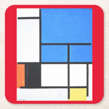 Piet Mondrian Abstrato