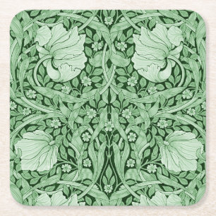 Porta-copo De Papel Quadrado Pimpernel Green, William Morris
