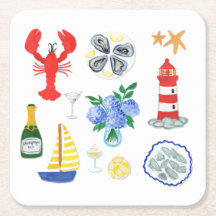 Pintado à Mão com Tema Nantucket