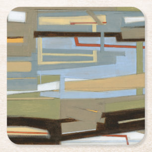 Porta-copo De Papel Quadrado Pintura da expressão livre moderna de Norman Wyat