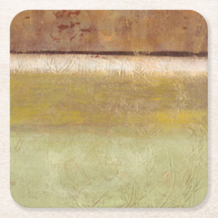 Porta-copo De Papel Quadrado Pintura moderna na Terra Tones por Norman Wyatt