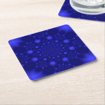 Pires de Papel Quadrado Azul Deslumbrante