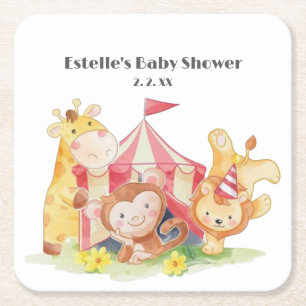 Porta-copo De Papel Quadrado Placa de papel