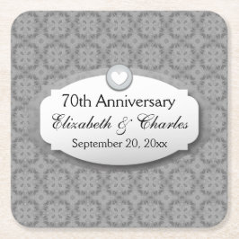 Porta-copo De Papel Quadrado Platinum Z03: 70