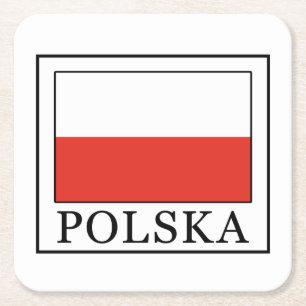 Porta-copo De Papel Quadrado Polska