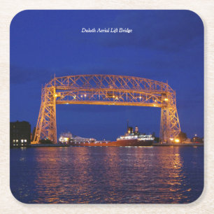 Porta-copo De Papel Quadrado Ponte aérea Duluth e John G. Munson