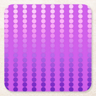 Porta-copo De Papel Quadrado Pontos satíricos - violeta e orquídea