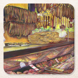 Porta-copo De Papel Quadrado Porco, Budapeste