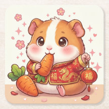 Porquinho-da-índia Kawaii Lanterna do Ano Novo Chi