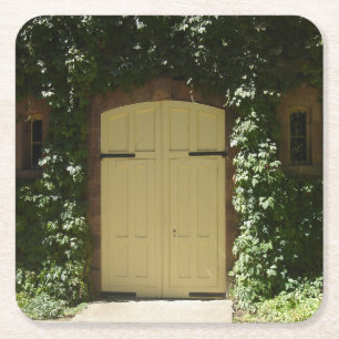 Porta-copo De Papel Quadrado Porta Amarela da Napa Winery