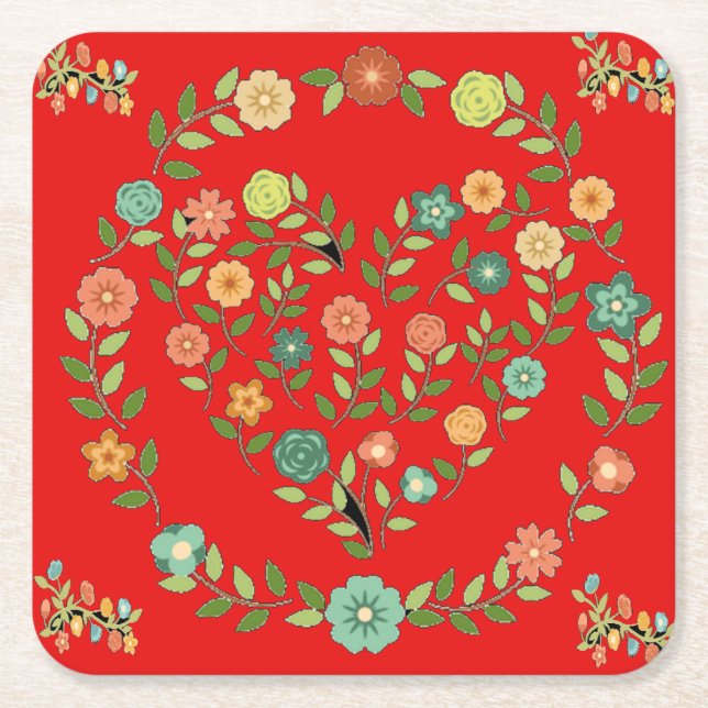 Porta-copo De Papel Quadrado porta copos (Frente)